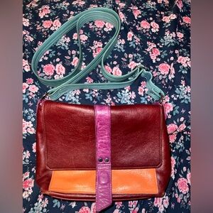 Lolafalk leather crossbody bag